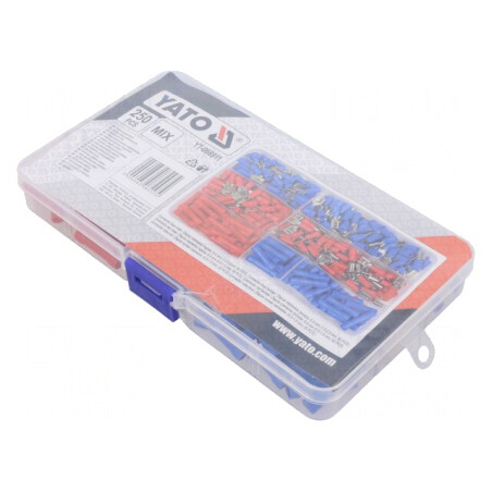 Set Conectori Crimpat Izolati 250 buc. | Electronic-mag.ro | Componente Electronice
