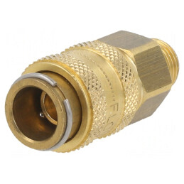 Conector Rapid Alamă 35bar Etanșare Cauciuc NBR | Electronic-mag.ro | Componente Electronice