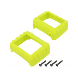 Protectoare silicon termoplastic verde 2 buc. | Electronic-mag.ro | Componente Electronice
