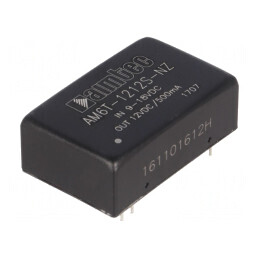 Convertor DC/DC 6W 9-18V la 12V 500mA DIP24 | Electronic-mag.ro | Componente Electronice