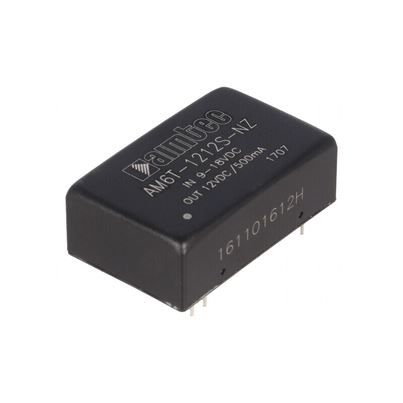 Convertor DC/DC 6W 9-18V la 12V 500mA DIP24 | Electronic-mag.ro | Componente Electronice
