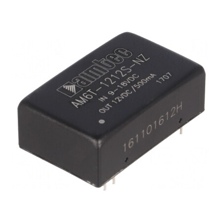 Convertor DC/DC 6W 9-18V la 12V 500mA DIP24 | Electronic-mag.ro | Componente Electronice
