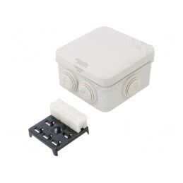 Cutie de conexiuni 98x98x51mm pentru perete | Electronic-mag.ro | Componente Electronice