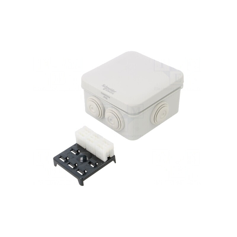Cutie de conexiuni 98x98x51mm pentru perete | Electronic-mag.ro | Componente Electronice