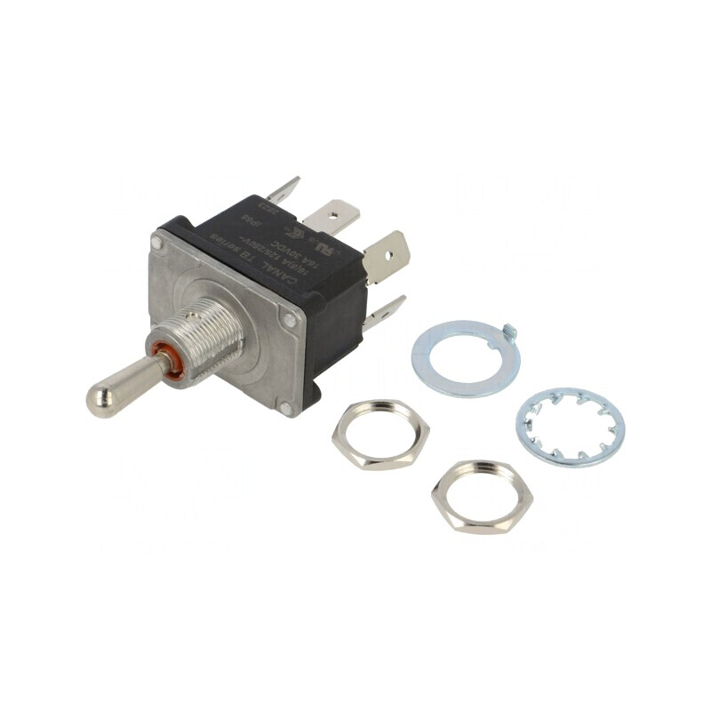 Comutator Basculant 3 Pozitii ON-OFF-ON 16A 250V IP68 | Electronic-mag.ro | Componente Electronice