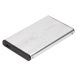 Carcasă Hard Disk 2,5" USB 2.0 Argintie | Electronic-mag.ro | Componente Electronice
