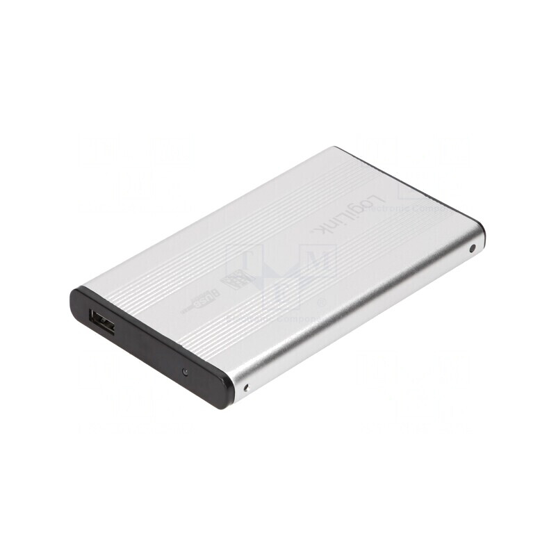 Carcasă Hard Disk 2,5" USB 2.0 Argintie | Electronic-mag.ro | Componente Electronice