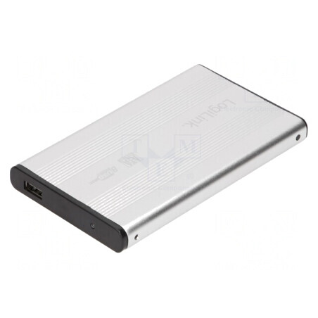 Carcasă Hard Disk 2,5" USB 2.0 Argintie | Electronic-mag.ro | Componente Electronice