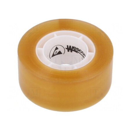 Bandă de ambalare ESD 32,9m x 24mm incoloră | Electronic-mag.ro | Componente Electronice
