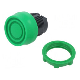 Comutator Apăsare 22mm Verde | Electronic-mag.ro | Componente Electronice