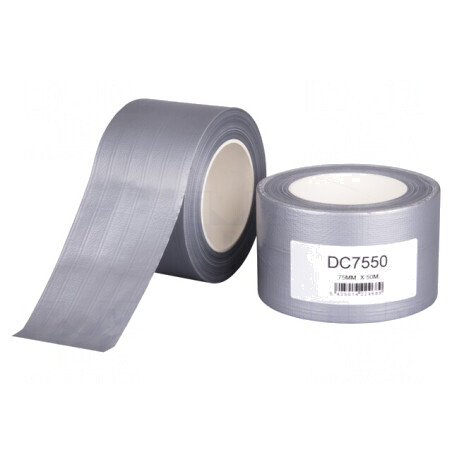 Bandă Reparatoare Argintie 75mm x 50m | Electronic-mag.ro | Componente Electronice