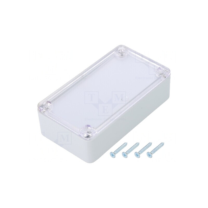 Carcasă universală COFFER TP ABS gri 55mm x 100mm x 28mm | Electronic-mag.ro | Componente Electronice