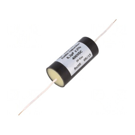 Condensator Polipropilenă 8,2uF 400VDC ±2% Ø30x65mm THT | Electronic-mag.ro | Componente Electronice
