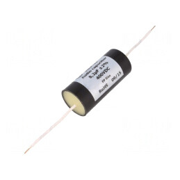 Condensator Polipropilenă 8,2uF 400VDC ±2% Ø30x65mm THT | Electronic-mag.ro | Componente Electronice