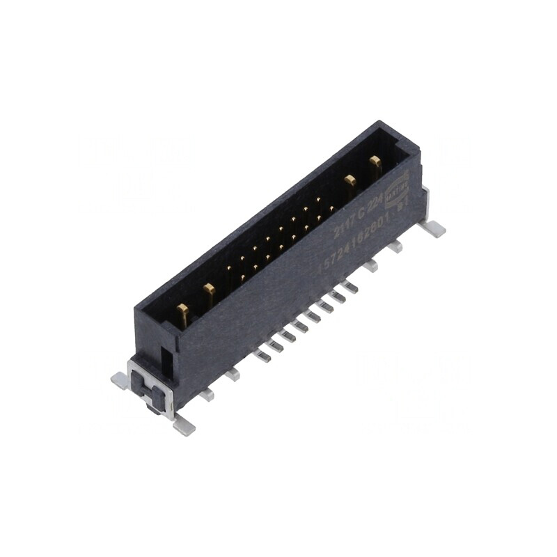 Conector PCB-PCB tată 20 PIN har-flex® Hybrid SMT | Electronic-mag.ro | Componente Electronice