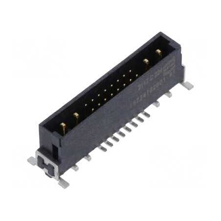 Conector PCB-PCB tată 20 PIN har-flex® Hybrid SMT | Electronic-mag.ro | Componente Electronice