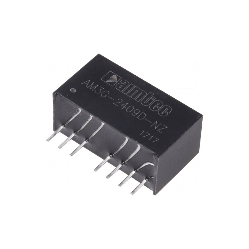 Convertor DC/DC 3W 18-36V la 9V/-9V SIP8 | Electronic-mag.ro | Componente Electronice