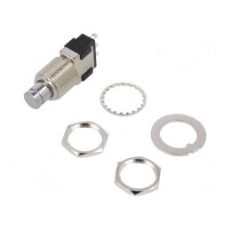 Comutator apăsare SPDT 6A 125VAC 6VDC | Electronic-mag.ro | Componente Electronice