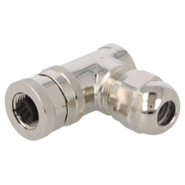 Mufă M12 4-Pin mamă DeviceNet/CANopen IP67 pe cablu | Electronic-mag.ro | Componente Electronice