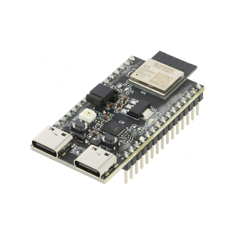 Kit Dezvoltare IoT ESP32-C6-MINI-1-N4 3.3V/5V 53.65x25.4mm | Electronic-mag.ro | Componente Electronice