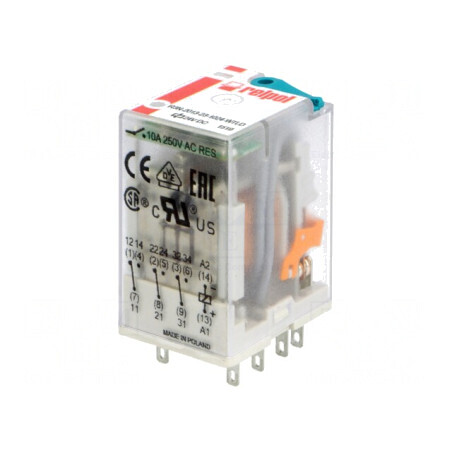 Releu Electromagnetic 3PDT 24VDC 20A | Electronic-mag.ro | Componente Electronice