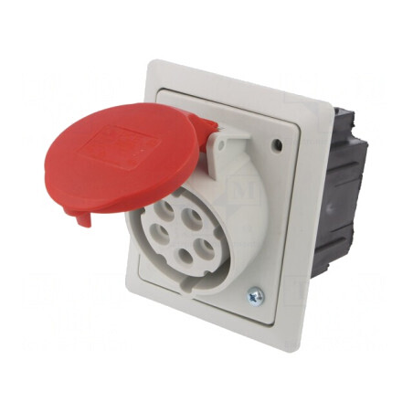 Conector Alimentare AC Trifazat 16A 400VAC IP44 | Electronic-mag.ro | Componente Electronice