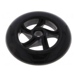Ax Negru cu Guma 144mm | Electronic-mag.ro | Componente Electronice