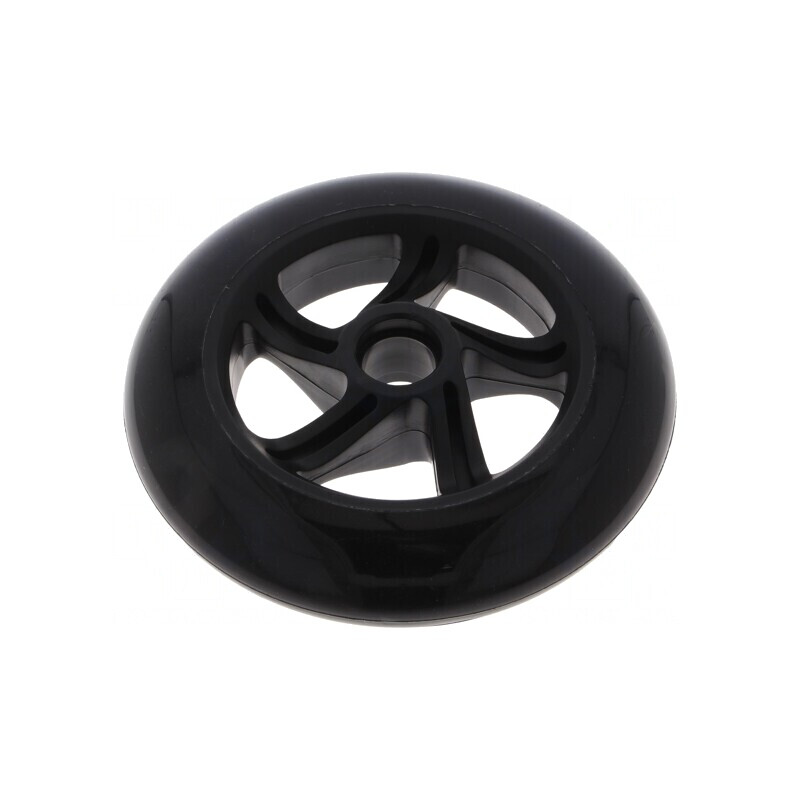Ax Negru cu Guma 144mm | Electronic-mag.ro | Componente Electronice