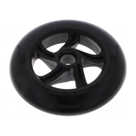 Ax Negru cu Guma 144mm | Electronic-mag.ro | Componente Electronice