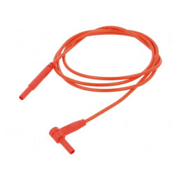 Cablu de măsurare 10A 600V 1m roșu | Electronic-mag.ro | Componente Electronice