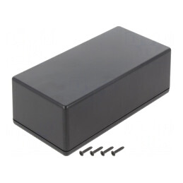 Carcasă universală neagră ABS 85,5x170x60,5mm | Electronic-mag.ro | Componente Electronice