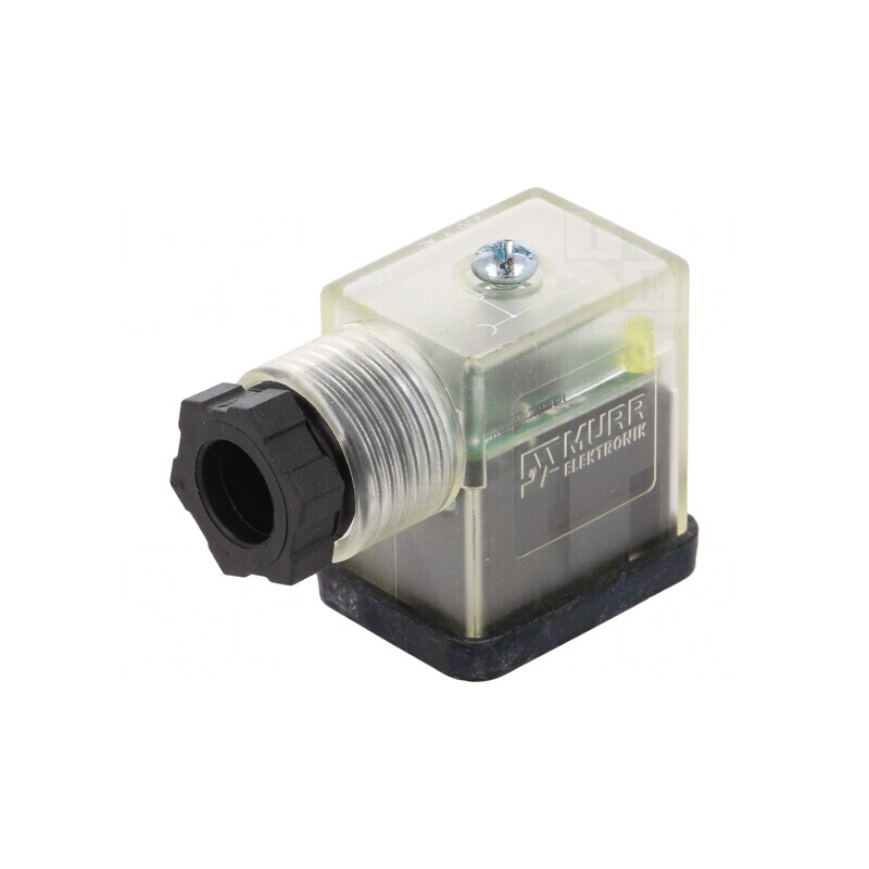 Conector Valvă Mufă 11mm 3-PIN 90° | Electronic-mag.ro | Componente Electronice