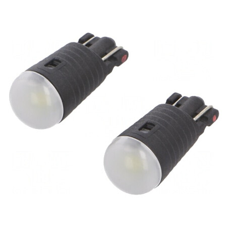 Lampă Auto LED T10 12V 1W Albă VISIONPRO W5W 50lm | Electronic-mag.ro | Componente Electronice