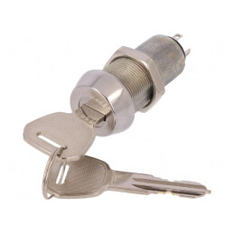 Comutator întrerupător cu cheie SPDT 90° | Electronic-mag.ro | Componente Electronice