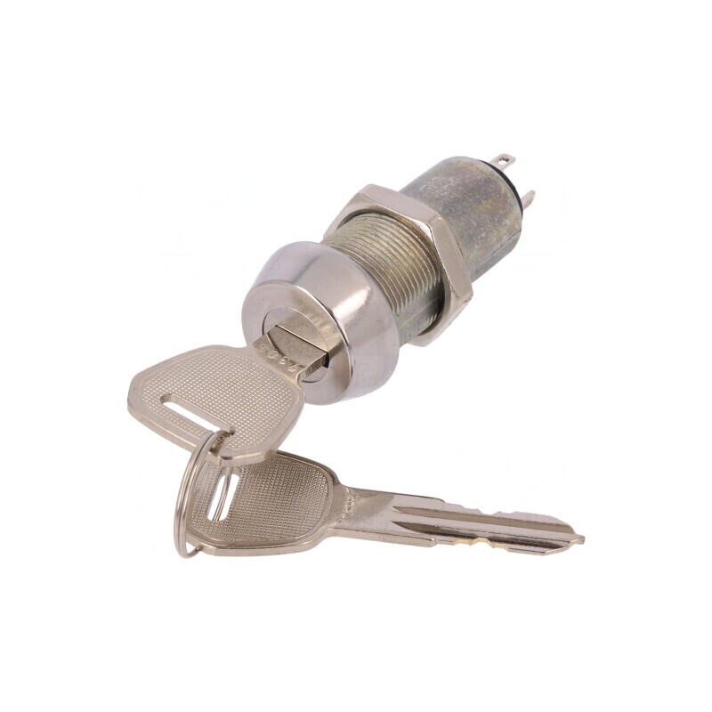 Comutator întrerupător cu cheie SPDT 90° | Electronic-mag.ro | Componente Electronice