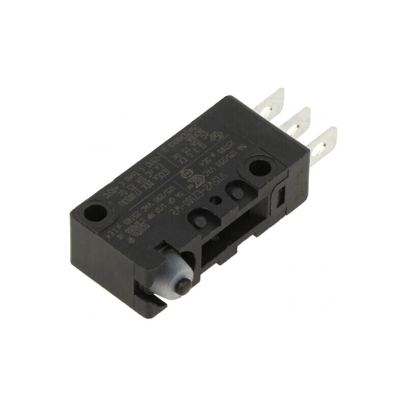 Microîntrerupător SNAP ACTION 5A/250VAC SPDT fără manetă | Electronic-mag.ro | Componente Electronice