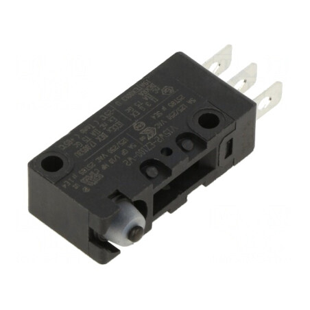 Microîntrerupător SNAP ACTION 5A/250VAC SPDT fără manetă | Electronic-mag.ro | Componente Electronice
