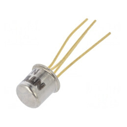 Tranzistor N-JFET Unipolar 30V 15mA 0.3W TO72 | Electronic-mag.ro | Componente Electronice