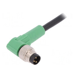 Cablu de conectare M8 3m 250VAC 4A PVC | Electronic-mag.ro | Componente Electronice
