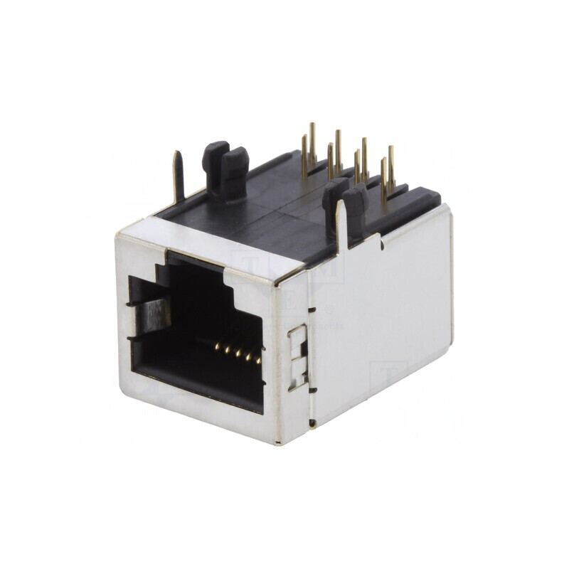 Soclu RJ45 Cat5 Ecranat Aurit 8p8c THT | Electronic-mag.ro | Componente Electronice Soclu RJ45 Cat5 Ecranat Aurit 8p8c THT | Electronic-mag.ro | Componente Electronice