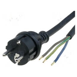 Cablu Electric 3x1.5mm2 5m Negru