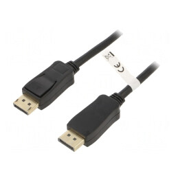 Cablu DisplayPort 1.2 HDCP 2.2 5m Negru | Electronic-mag.ro | Componente Electronice