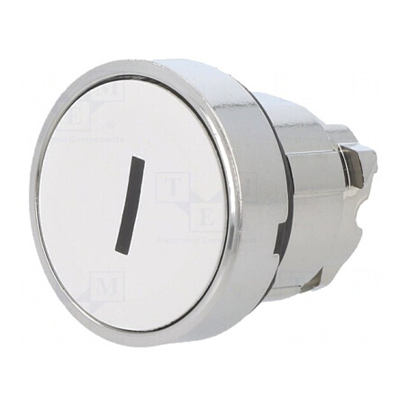 Comutator apăsare 22mm albă | Electronic-mag.ro | Componente Electronice