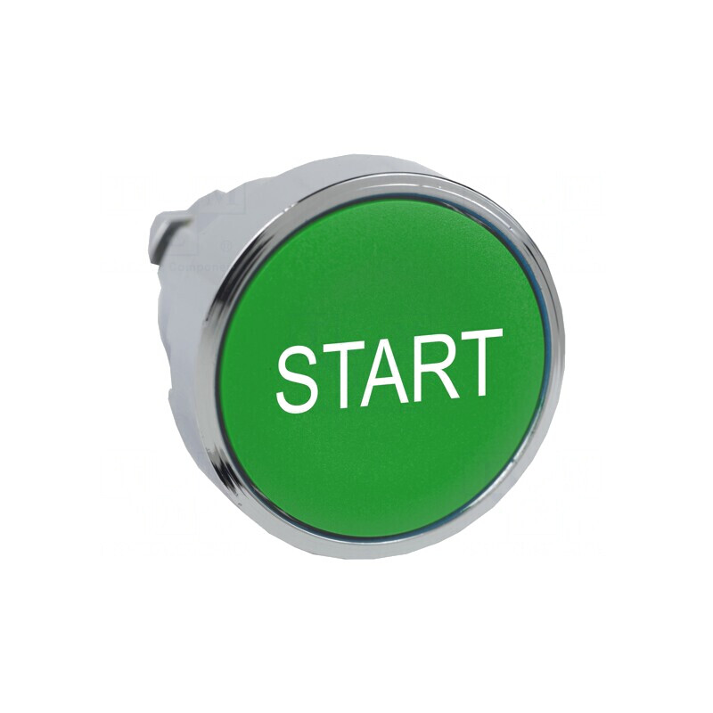 Comutator acționat prin apăsare 22mm verde | Electronic-mag.ro | Componente Electronice