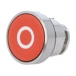 Comutator apăsare 22mm roșu | Electronic-mag.ro | Componente Electronice