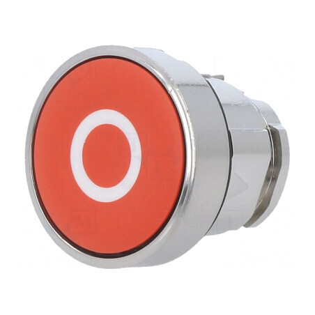 Comutator apăsare 22mm roșu | Electronic-mag.ro | Componente Electronice