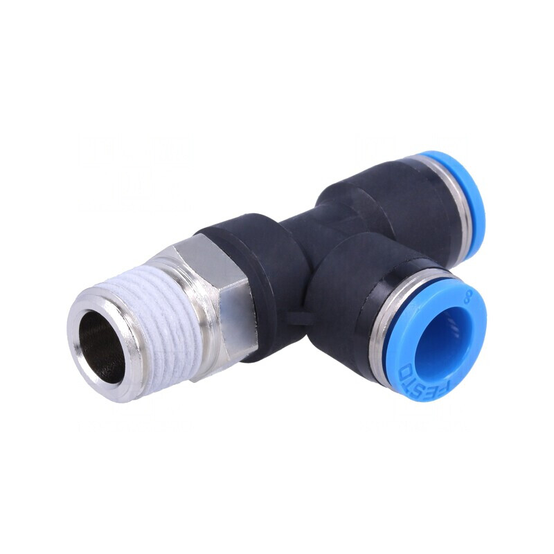 Racord Push-In T 0.95-6 bar PBT | Electronic-mag.ro | Componente Electronice