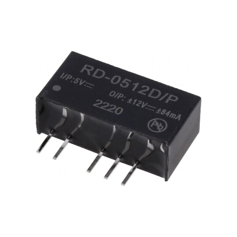 Convertor DC/DC 2W 5V la 12V și -12V | Electronic-mag.ro | Componente Electronice