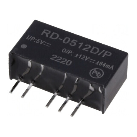 Convertor DC/DC 2W 5V la 12V și -12V | Electronic-mag.ro | Componente Electronice