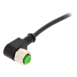 Cablu Conectare M12 4 Pin 1.5m Unghi 30VAC 4A | Electronic-mag.ro | Componente Electronice